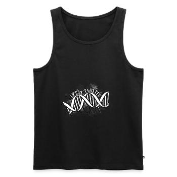 Science de la biologie | Cadeau de biologiste biologiste - Débardeur bio Premium Homme - noir - Devant - Michal (187cm)