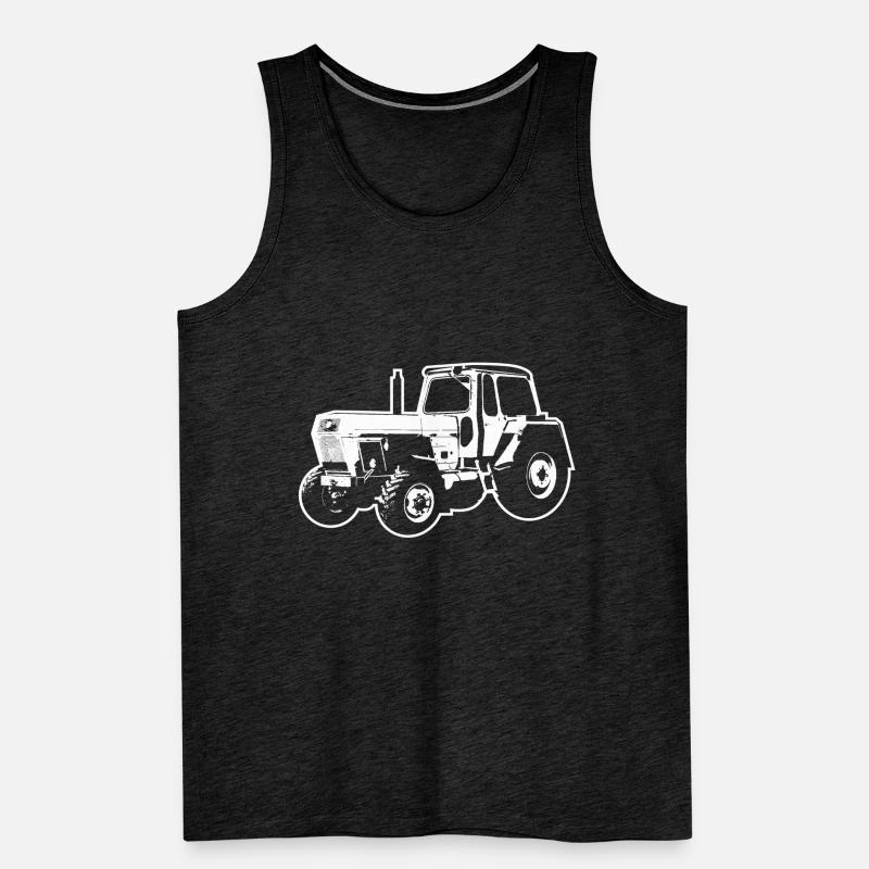 Progress tractor tractor farmer gift lpg Men's Premium Organic Tank Top