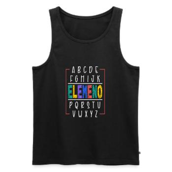 Teachers Present Teacher Training Course Teacher School - Men's Premium Organic Tank Top - black - Front - AI Model Male 178 light (178cm)