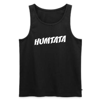 Humtata Spielmannszug Blaskapelle Big Band Tätära - Männer Premium Bio Tank Top - Schwarz - Vorne - AI Model Male 178 light (178cm)