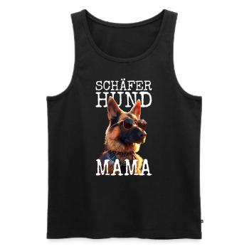 Berger allemand Maman Maîtresse Fête des mères Chiens de berger - Débardeur bio Premium Homme - noir - Devant - Michal (187cm)