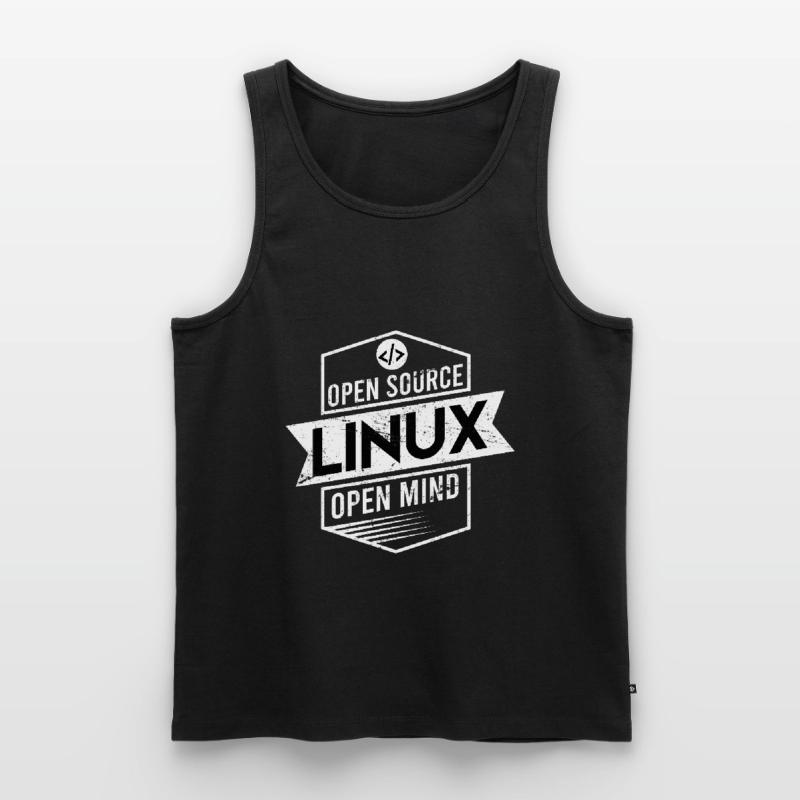 Programmeurs Linux cadeau open source Débardeur bio Premium Homme