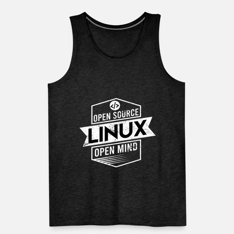 Programmierer Linux Geschenk Open Source Männer Premium Bio Tank Top