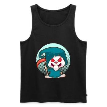 Böser Hase Böser Hasi Lustiges Kaninchen Geschenk - Männer Premium Bio Tank Top - Schwarz - Vorne - AI Model Male 178 light (178cm)