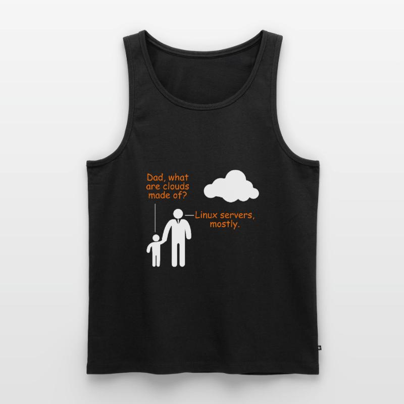 Linux Server Witz Informatiker Humor Software Männer Premium Bio Tank Top