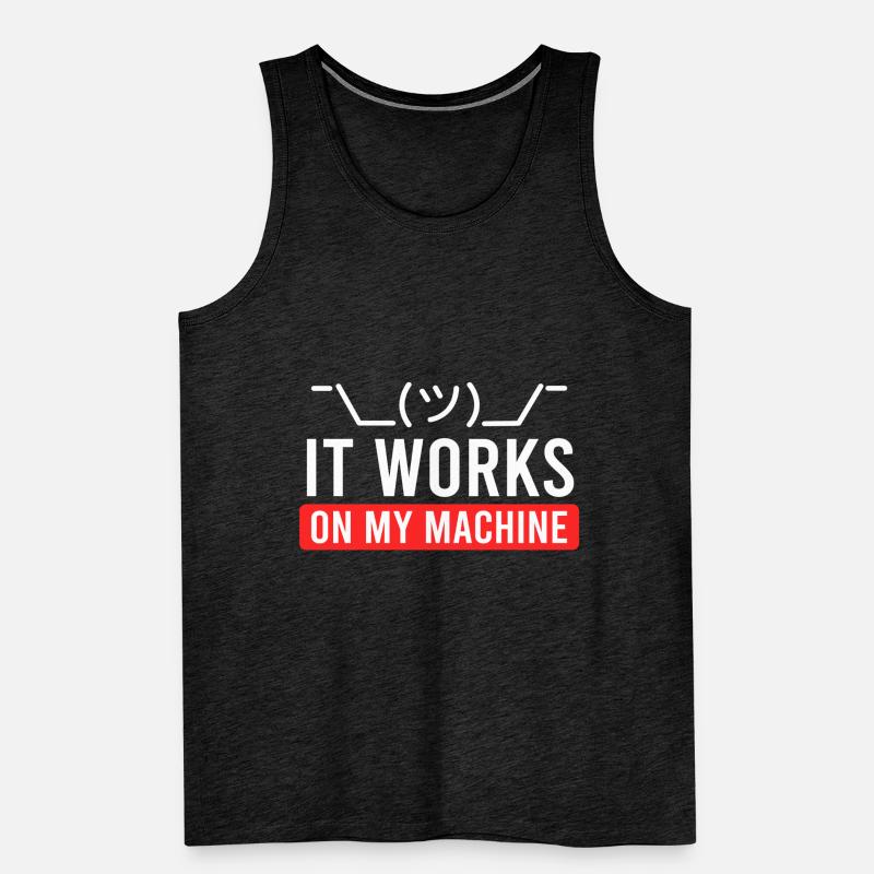 Coder Spruch Software Tester Debugging Informatik Männer Premium Bio Tank Top