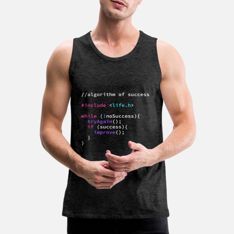 Algorithmus Erfolg Programmierer Programmcode Männer Premium Bio Tank Top