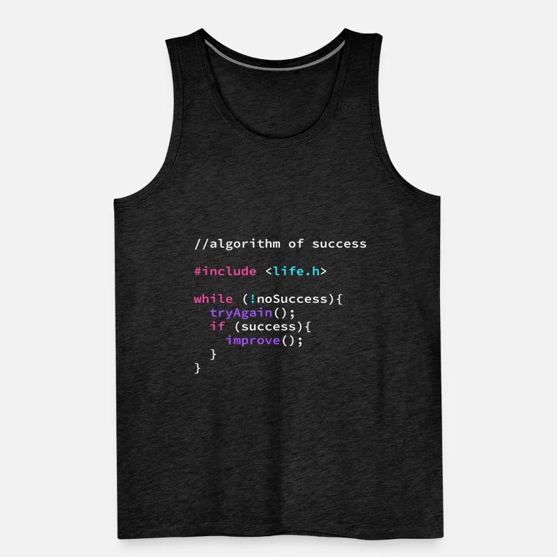 Algorithmus Erfolg Programmierer Programmcode Männer Premium Bio Tank Top