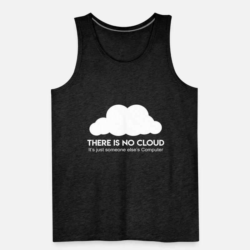 Server Cloud Spruch Informatiker Coder Männer Premium Bio Tank Top