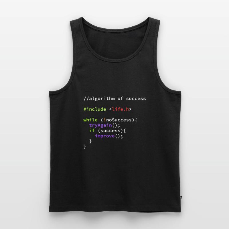 Informaticien codeur Coder Hacker Code Débardeur bio Premium Homme