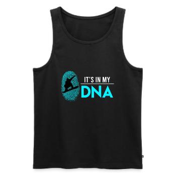 Boarder Snowboarder DNA Spruch Snowboard - Männer Premium Bio Tank Top - Schwarz - Vorne - Michal (187cm)