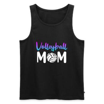 Volleyball Maman Volleyeuse De Volleyball Mère Femmes - Débardeur bio Premium Homme - noir - Devant - Michal (187cm)