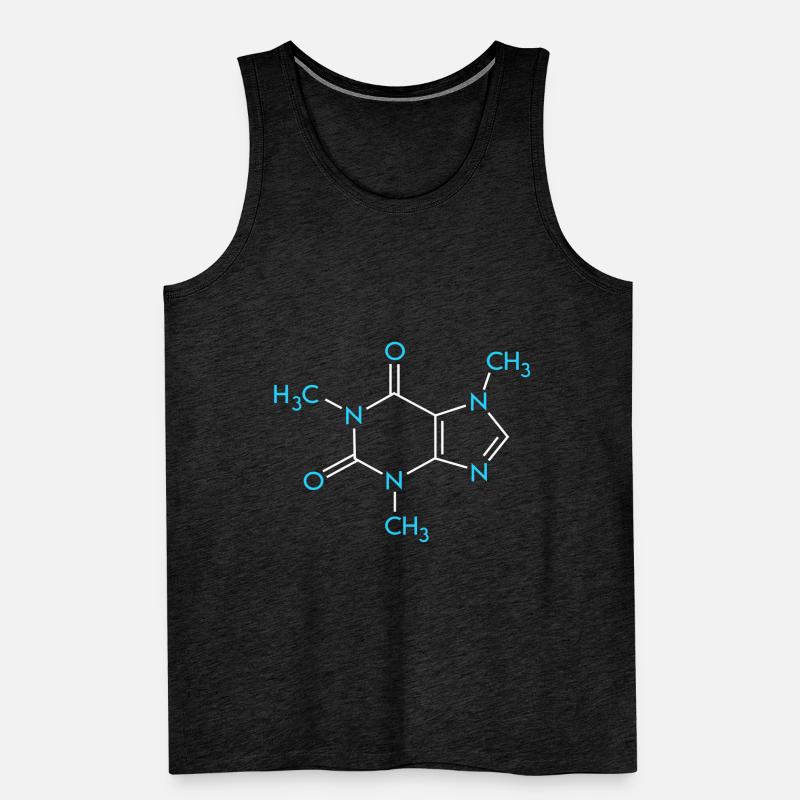 Formule de café Chimie Nerd Formule structurelle Débardeur bio Premium Homme