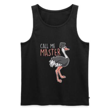 Master Graduate 2022 Master's Degree - Men's Premium Organic Tank Top - black - Front - Michal (187cm)