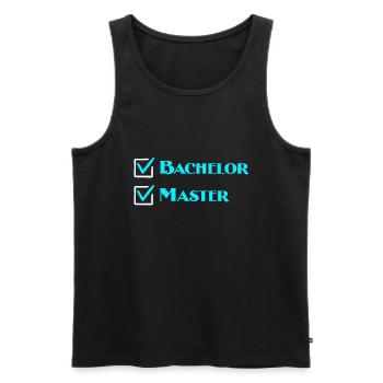 Master 2022 Master's Degree - Men's Premium Organic Tank Top - black - Front - Michal (187cm)