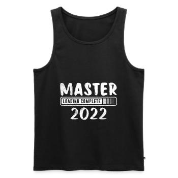 Master 2022 Mémoire de Master Master - Débardeur bio Premium Homme - noir - Devant - AI Model Male 178 light (178cm)