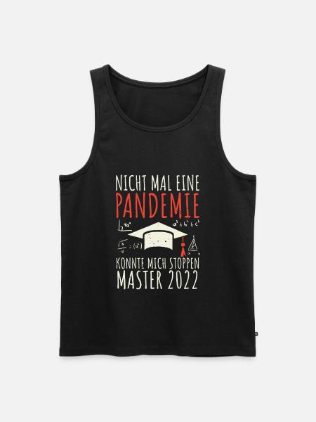 Master Abschluss Master 2022 - Männer Premium Bio Tank Top - Schwarz