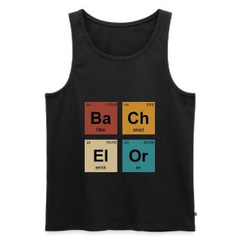 Bachelorabschluss Bachelor of Science Bachelor - Männer Premium Bio Tank Top - Schwarz - Vorne - AI Model Male 178 light (178cm)