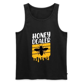 Honey Dealer Bees Beekeeper Beekeeping - Männer Premium Bio Tank Top - Schwarz - Vorne - AI Model Male 178 light (178cm)