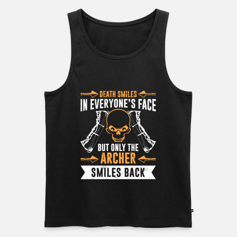 Compound Bow Archer Archery - Men's Premium Organic Tank Top - black