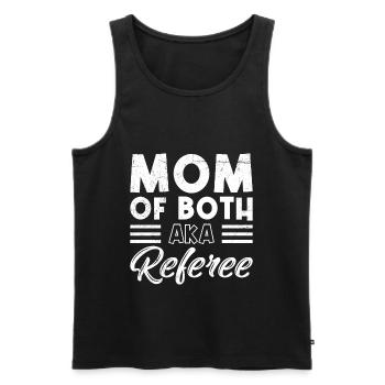 Twin Mother Mom 2 Children Mother Son Daughter - Men's Premium Organic Tank Top - black - Front - Michal (187cm)