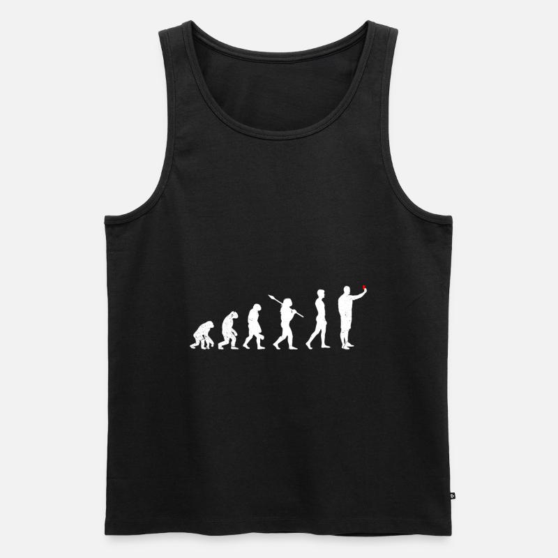 Schiedsrichter Evolution - Männer Premium Bio Tank Top - Schwarz