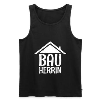 Bauherrin Eigenheim Richtfest Bauherrin - Männer Premium Bio Tank Top - Schwarz - Vorne - Michal (187cm)