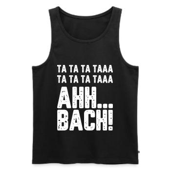 Beethoven Symphonie 5 Geschenk - Männer Premium Bio Tank Top - Schwarz - Vorne - Michal (187cm)