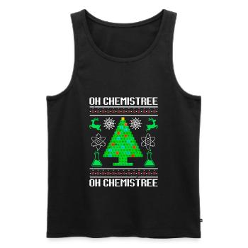Science Christmas Oh Christmas Tree Chemistry Gift - Männer Premium Bio Tank Top - Schwarz - Vorne - Michal (187cm)