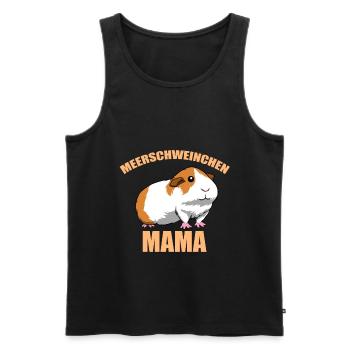 Guinea Pig Geschenk Meerschweinchen Mama - Männer Premium Bio Tank Top - Schwarz - Vorne - Michal (187cm)