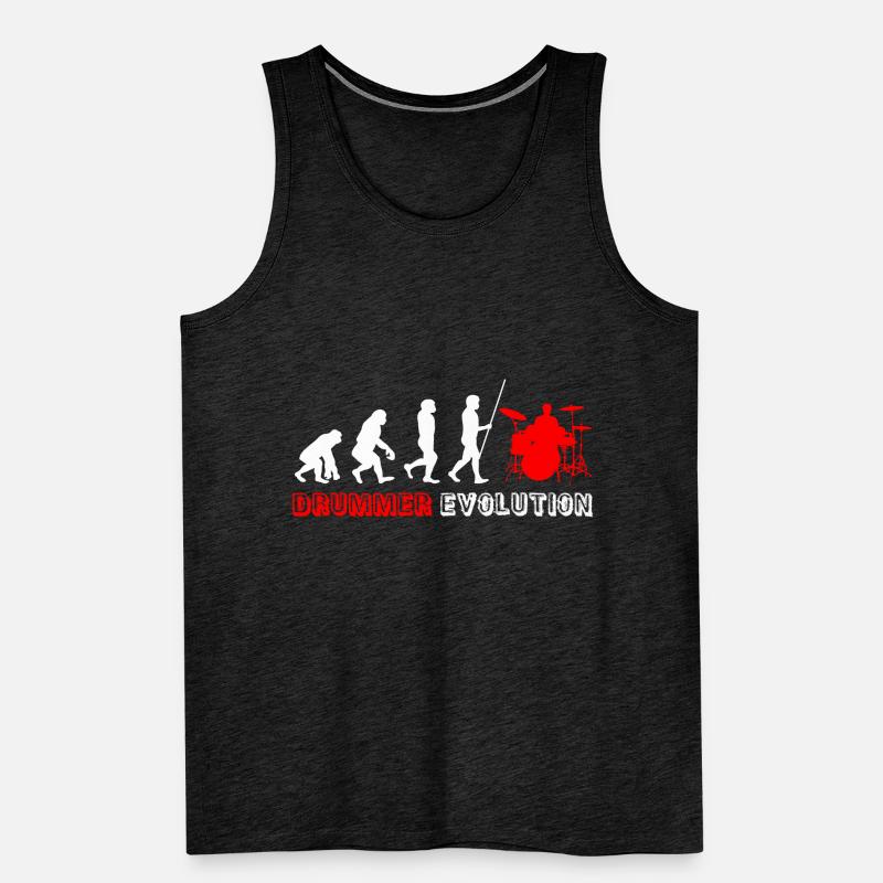 Evolution Drums Drummer Drummer Men's Premium Organic Tank Top