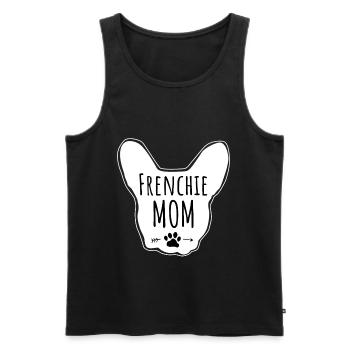 Bouledogue Français Frenchie Mom nouveau cadeau de mastiff - Débardeur bio Premium Homme - noir - Devant - AI Model Male 178 light (178cm)