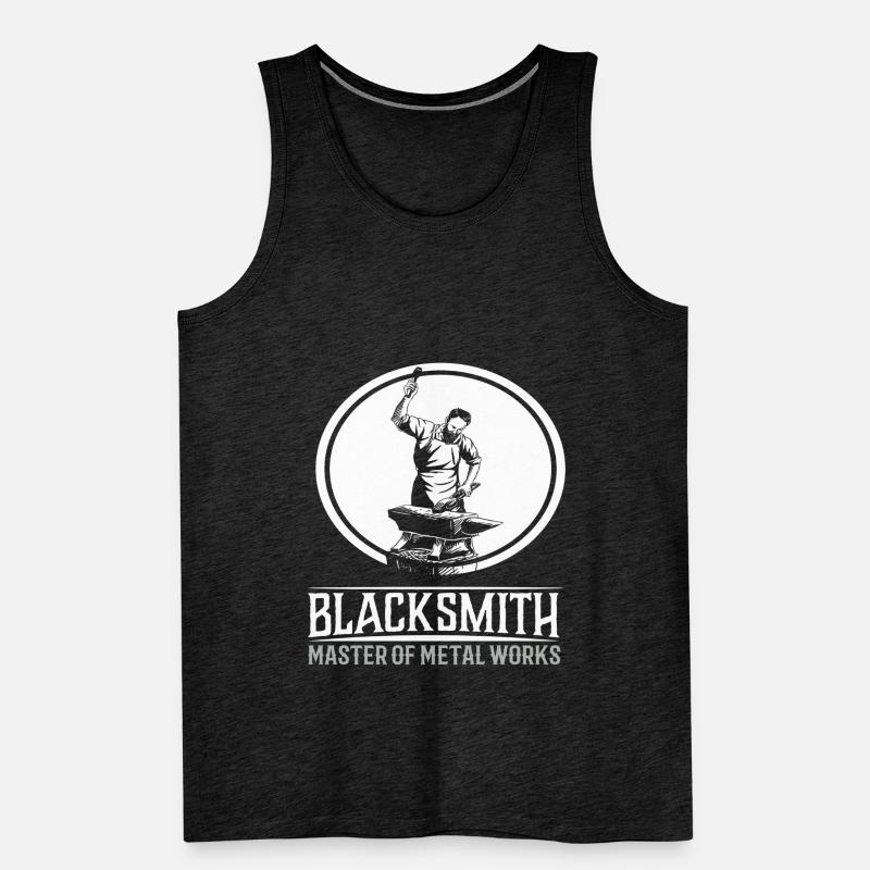 Forgeron Forgeron Blacksmith Débardeur bio Premium Homme