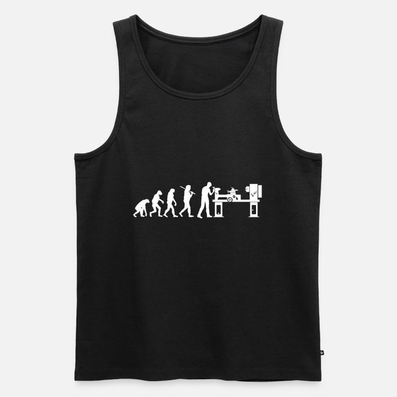 CNC Evolution - Men's Premium Organic Tank Top - black