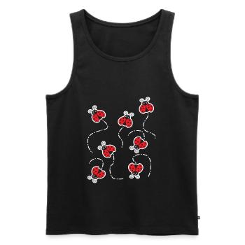 Ladybug Flight Insect Kids - Men's Premium Organic Tank Top - black - Front - AI Model Male 178 light (178cm)