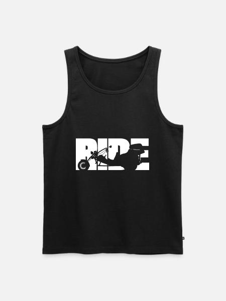 Ride Trike - Men's Premium Organic Tank Top - black