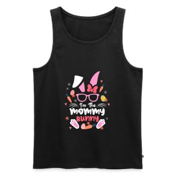 At The Mommy Rabbit Easter Rabbit Ear Sunglass - Men's Premium Organic Tank Top - black - Front - AI Model Male 178 light (178cm)