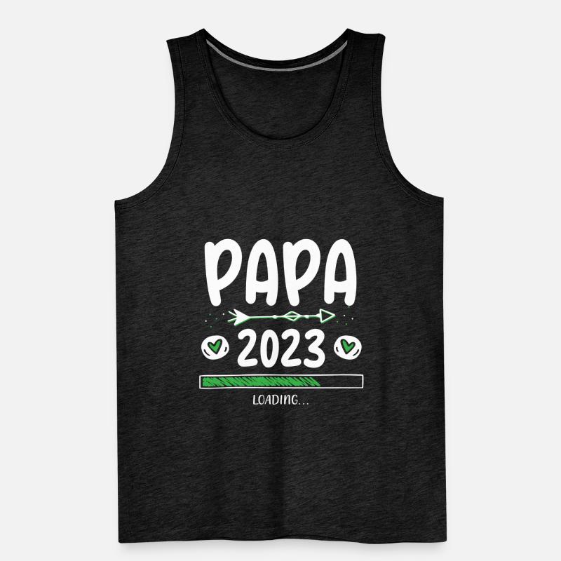 Papa 2023 Loading Männer Premium Bio Tank Top