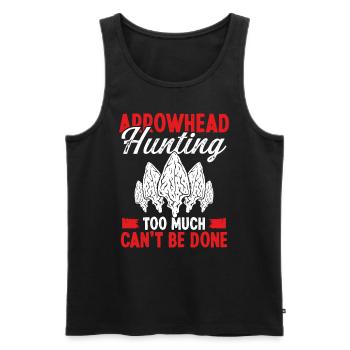Arrowhead Hunting Artifact Collecting - Männer Premium Bio Tank Top - Schwarz - Vorne - AI Model Male 178 light (178cm)