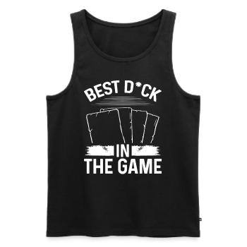 Trading Card Game Collecting Best Deck in the Game - Men's Premium Organic Tank Top - black - Front - Michal (187cm)