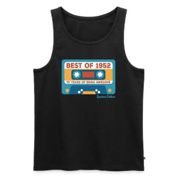 Das Beste aus der Limited Edition von 1932 - Männer Premium Bio Tank Top - Schwarz - Vorne - Michal (187cm)
