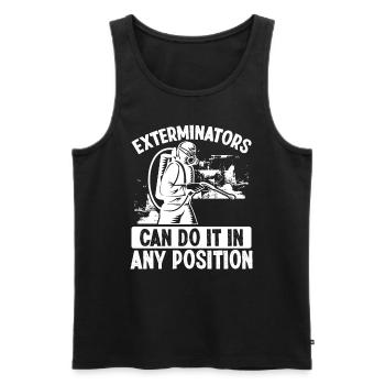 Pest Control Technician Bed Bugs Pest Control - Männer Premium Bio Tank Top - Schwarz - Vorne - AI Model Male 178 light (178cm)