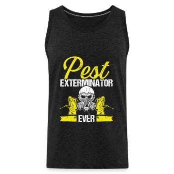 Pest Control Technician Pest Controller - Männer Premium Bio Tank Top - Anthrazit - Vorne - Alexander (188cm)