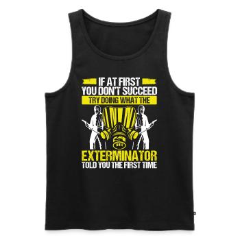 Pest Control Worker Animal Control Officer - Männer Premium Bio Tank Top - Schwarz - Vorne - AI Model Male 178 light (178cm)