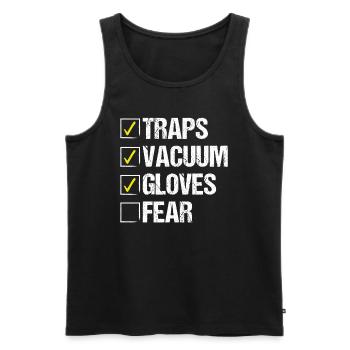 Animal Control Pest Control Technician Bug Killer - Männer Premium Bio Tank Top - Schwarz - Vorne - AI Model Male 178 light (178cm)