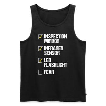 Animal Control Officer Pest Control Technician - Männer Premium Bio Tank Top - Schwarz - Vorne - AI Model Male 178 light (178cm)