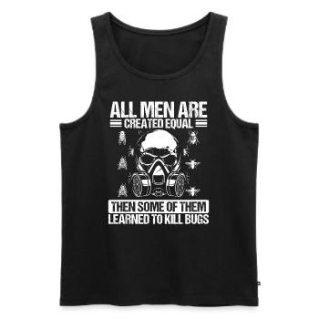 Animal Control Pest Control Technician Bugs - Männer Premium Bio Tank Top - Schwarz - Vorne - AI Model Male 178 light (178cm)