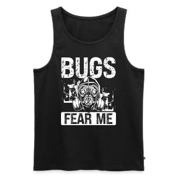 Pest Control Worker Bugs Animal Control Officer - Männer Premium Bio Tank Top - Schwarz - Vorne - AI Model Male 178 light (178cm)
