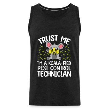 Pest Control Worker Animal Control Officer - Männer Premium Bio Tank Top - Anthrazit - Vorne - Alexander (188cm)