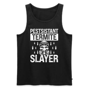 Termite Control Technician Pest Control Killer - Männer Premium Bio Tank Top - Schwarz - Vorne - AI Model Male 178 light (178cm)